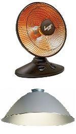 Parabolic-Dish-Heater-n-Light-Fixture