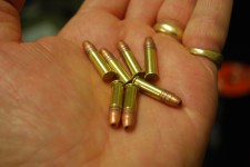 22LR Ammo in Palm