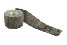 Us a non-adhesive gun wrap such as Camo Form to protect your survival rifle.