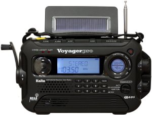 Kaito Voyager Pro KA600 Digital Solar-Dynamo AM-FM-LW-SW-NOAA Weather Emergency Radio with Alert n RD