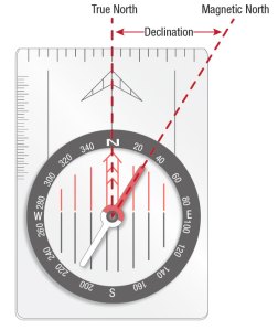 Declination-Compass-Map
