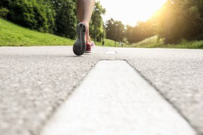 Running on pavement